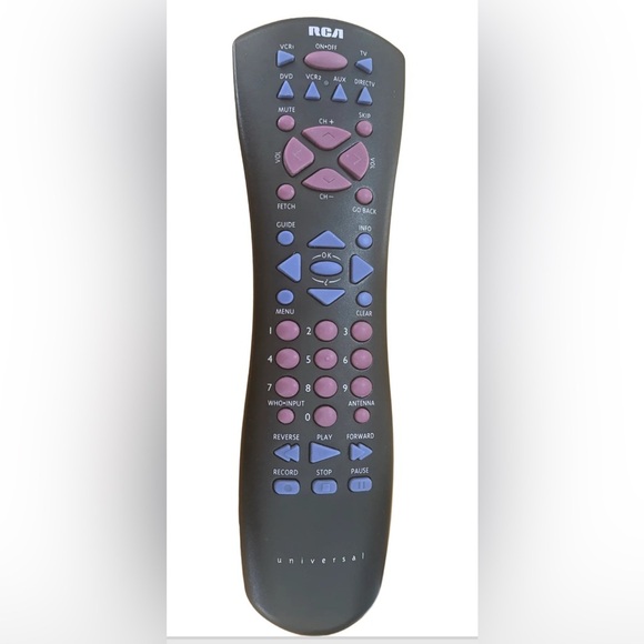 RCA Other - RCA Black and Purple Universal Remote Control like new!